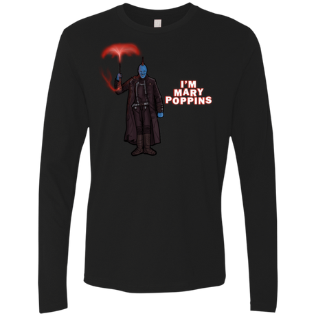 T-Shirts Black / S Yondu Poppins Men's Premium Long Sleeve