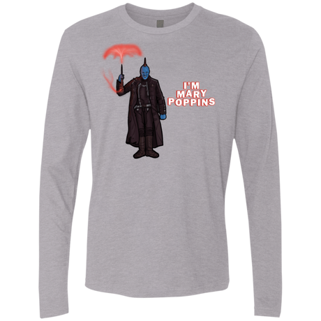 T-Shirts Heather Grey / S Yondu Poppins Men's Premium Long Sleeve
