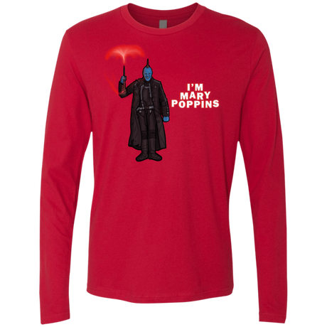 T-Shirts Red / S Yondu Poppins Men's Premium Long Sleeve