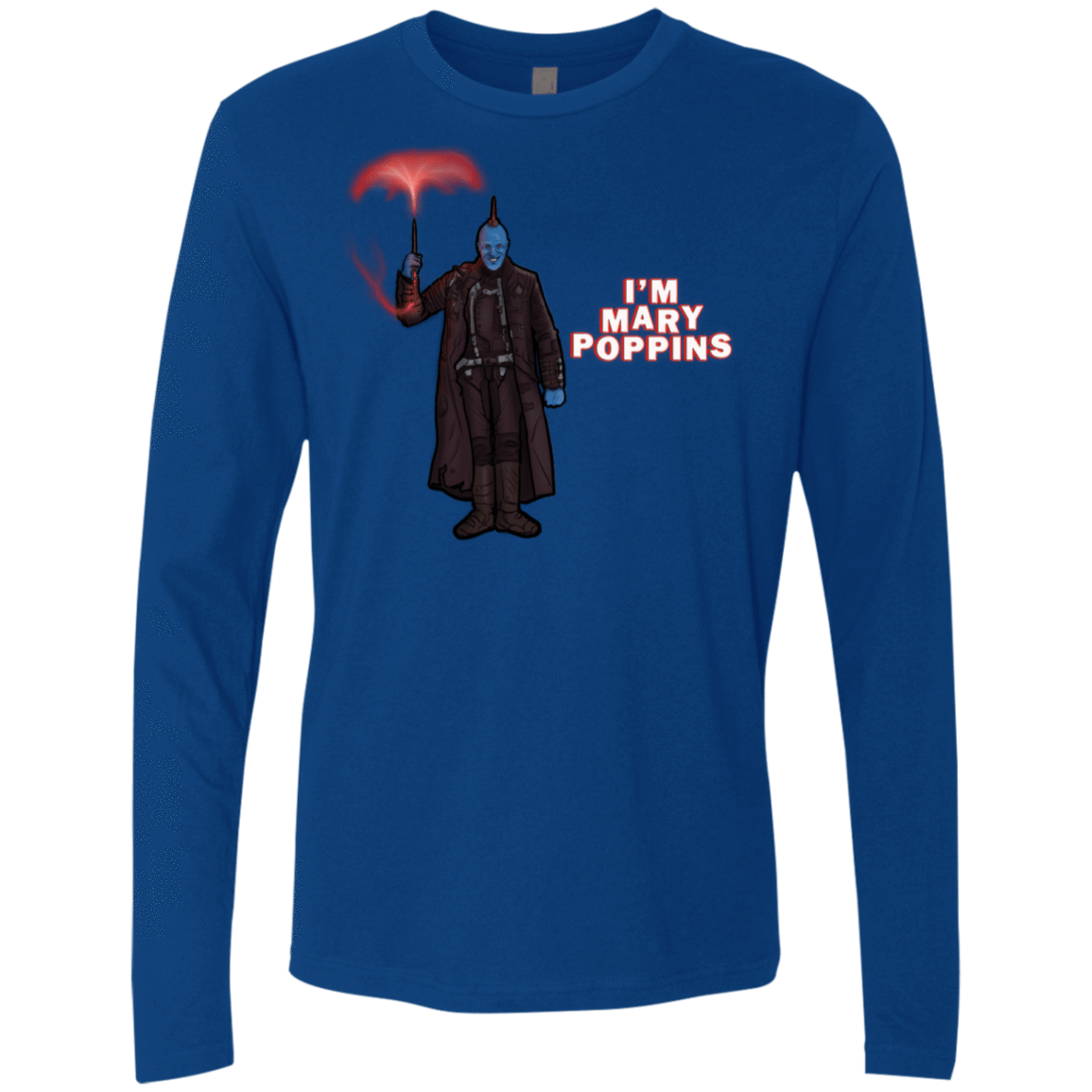 T-Shirts Royal / S Yondu Poppins Men's Premium Long Sleeve