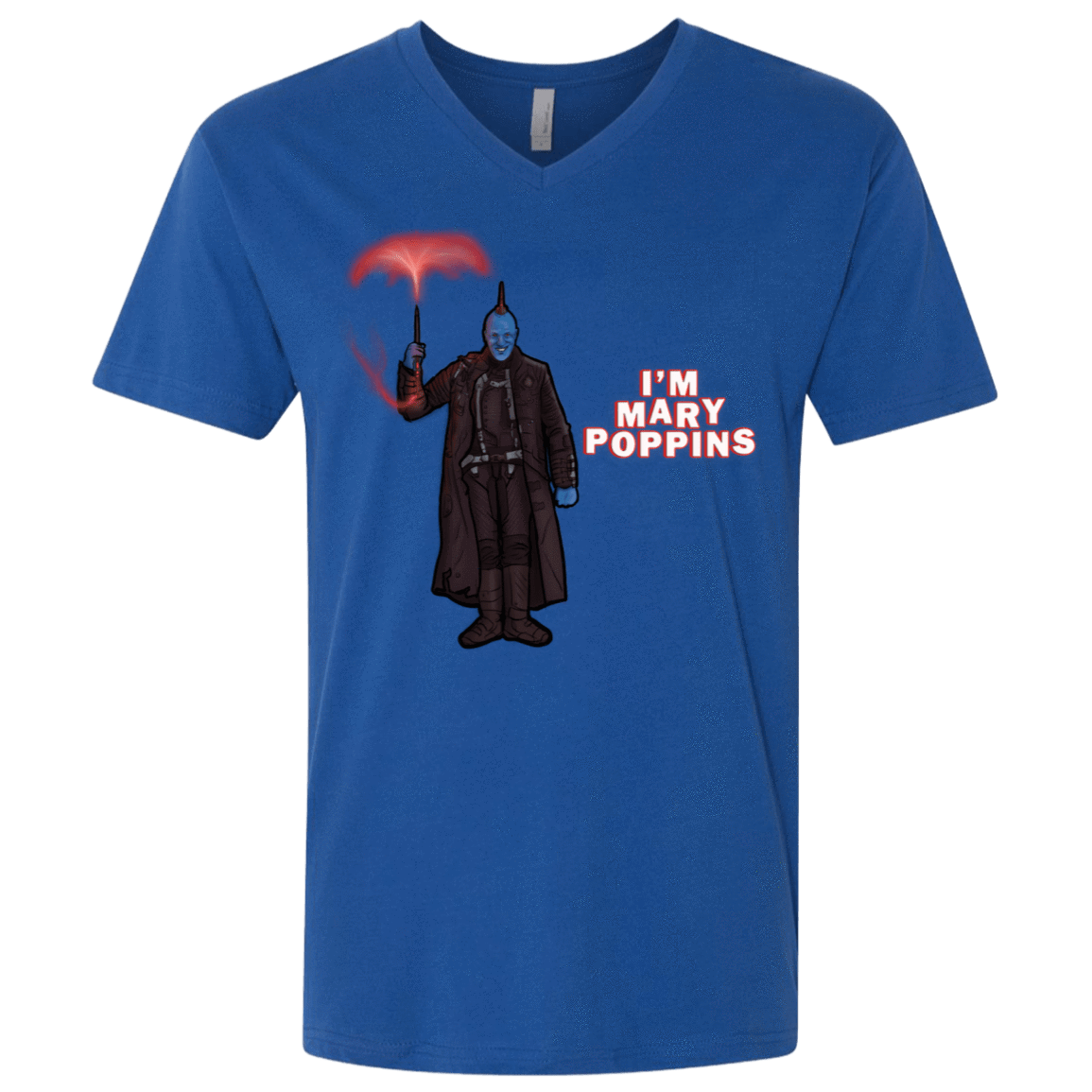 T-Shirts Royal / X-Small Yondu Poppins Men's Premium V-Neck