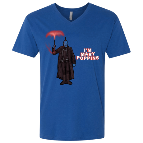 T-Shirts Royal / X-Small Yondu Poppins Men's Premium V-Neck