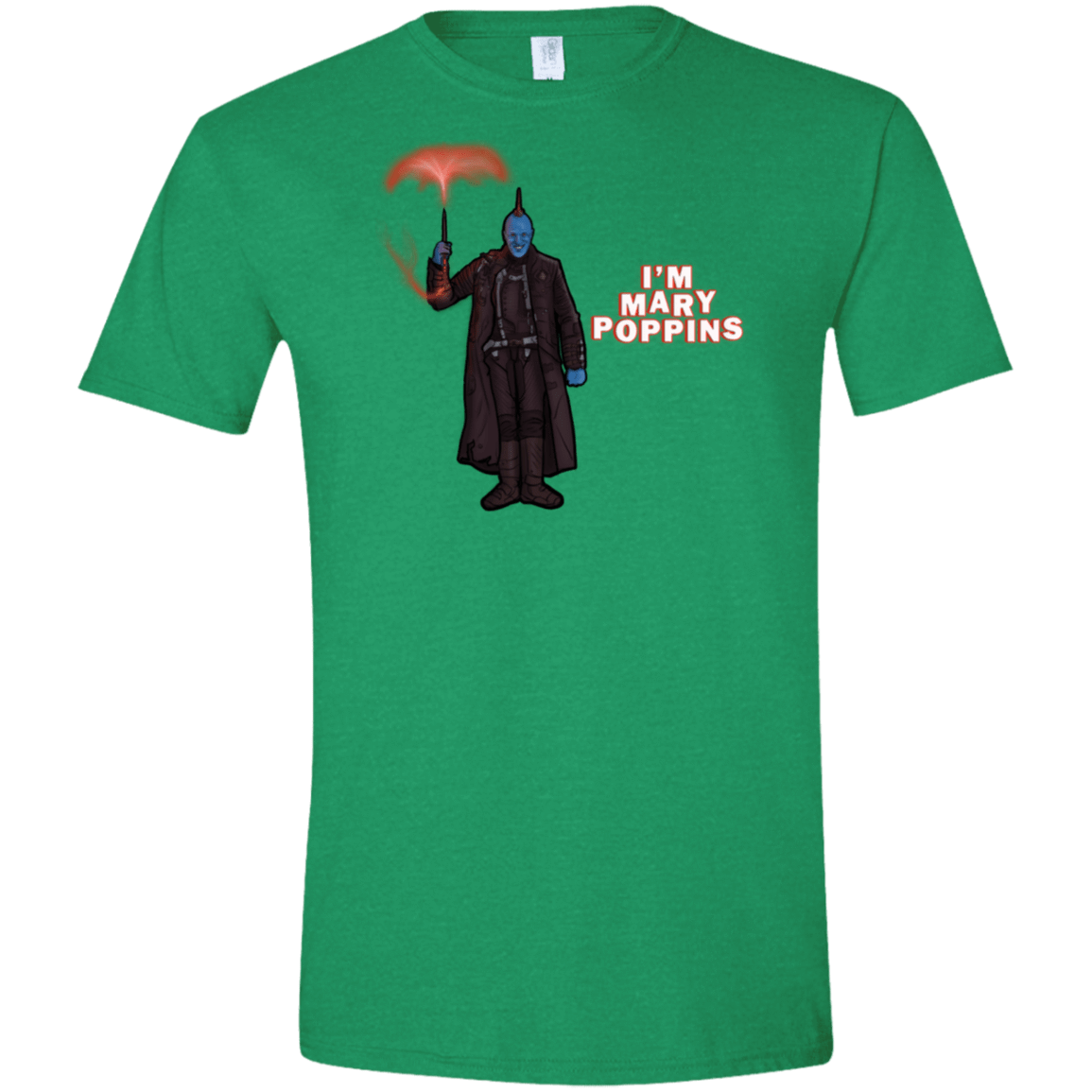 T-Shirts Heather Irish Green / S Yondu Poppins Men's Semi-Fitted Softstyle