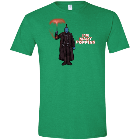 T-Shirts Heather Irish Green / S Yondu Poppins Men's Semi-Fitted Softstyle