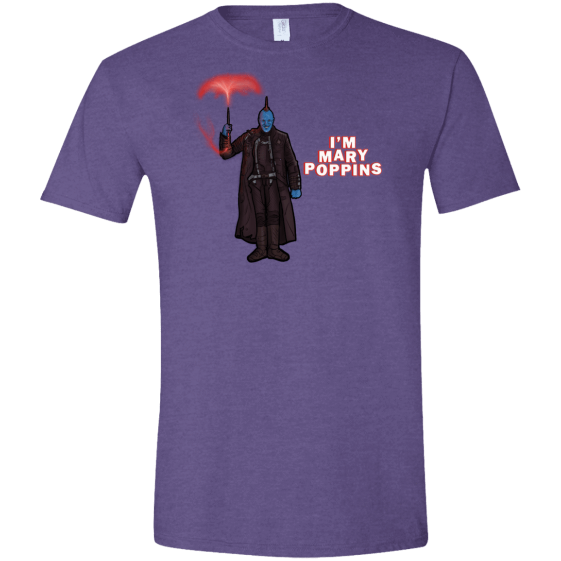 T-Shirts Heather Purple / S Yondu Poppins Men's Semi-Fitted Softstyle