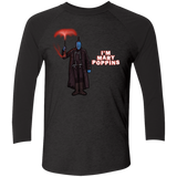 T-Shirts Vintage Black/Vintage Black / X-Small Yondu Poppins Men's Triblend 3/4 Sleeve
