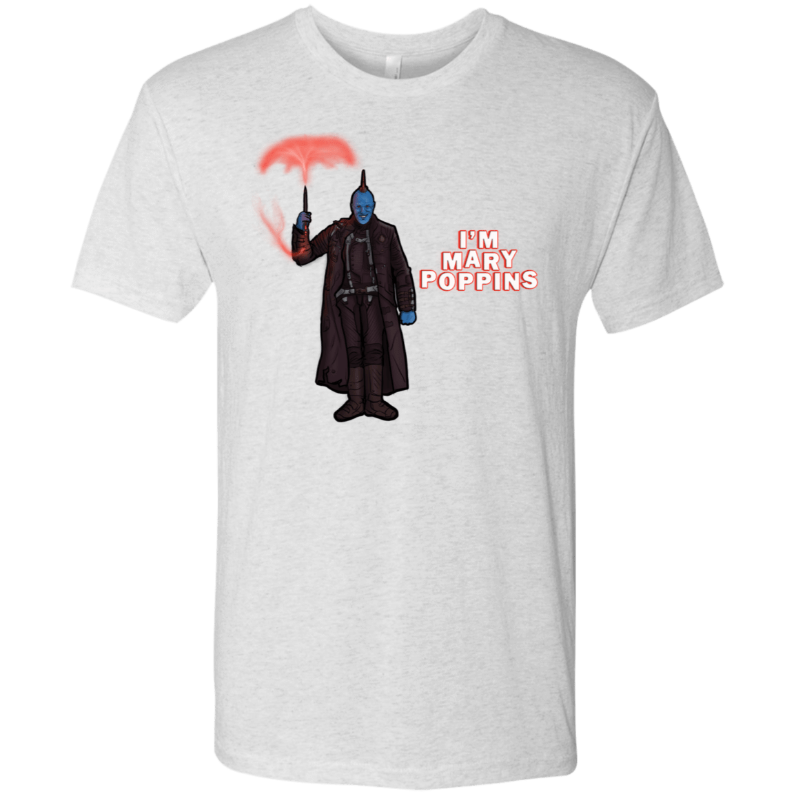 T-Shirts Heather White / S Yondu Poppins Men's Triblend T-Shirt