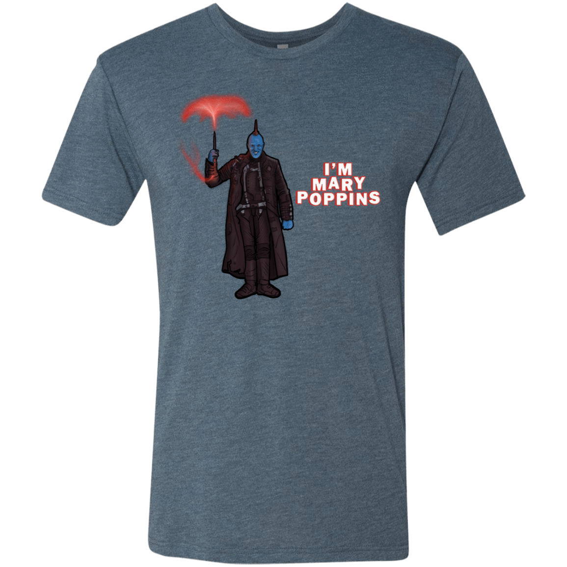 T-Shirts Indigo / S Yondu Poppins Men's Triblend T-Shirt