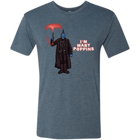 T-Shirts Indigo / S Yondu Poppins Men's Triblend T-Shirt