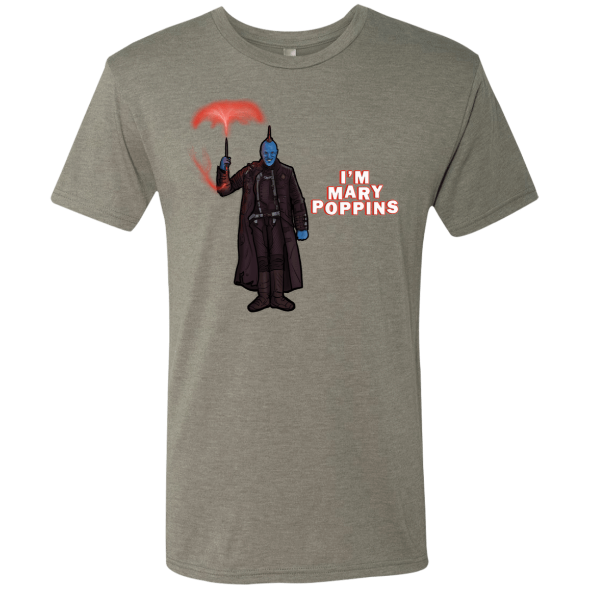 T-Shirts Venetian Grey / S Yondu Poppins Men's Triblend T-Shirt