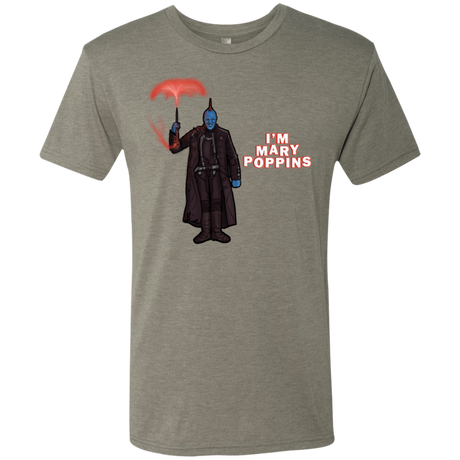 T-Shirts Venetian Grey / S Yondu Poppins Men's Triblend T-Shirt