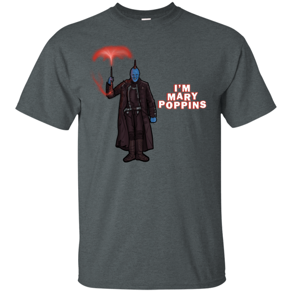 T-Shirts Dark Heather / S Yondu Poppins T-Shirt