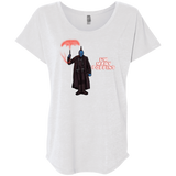 T-Shirts Heather White / X-Small Yondu Poppins Triblend Dolman Sleeve