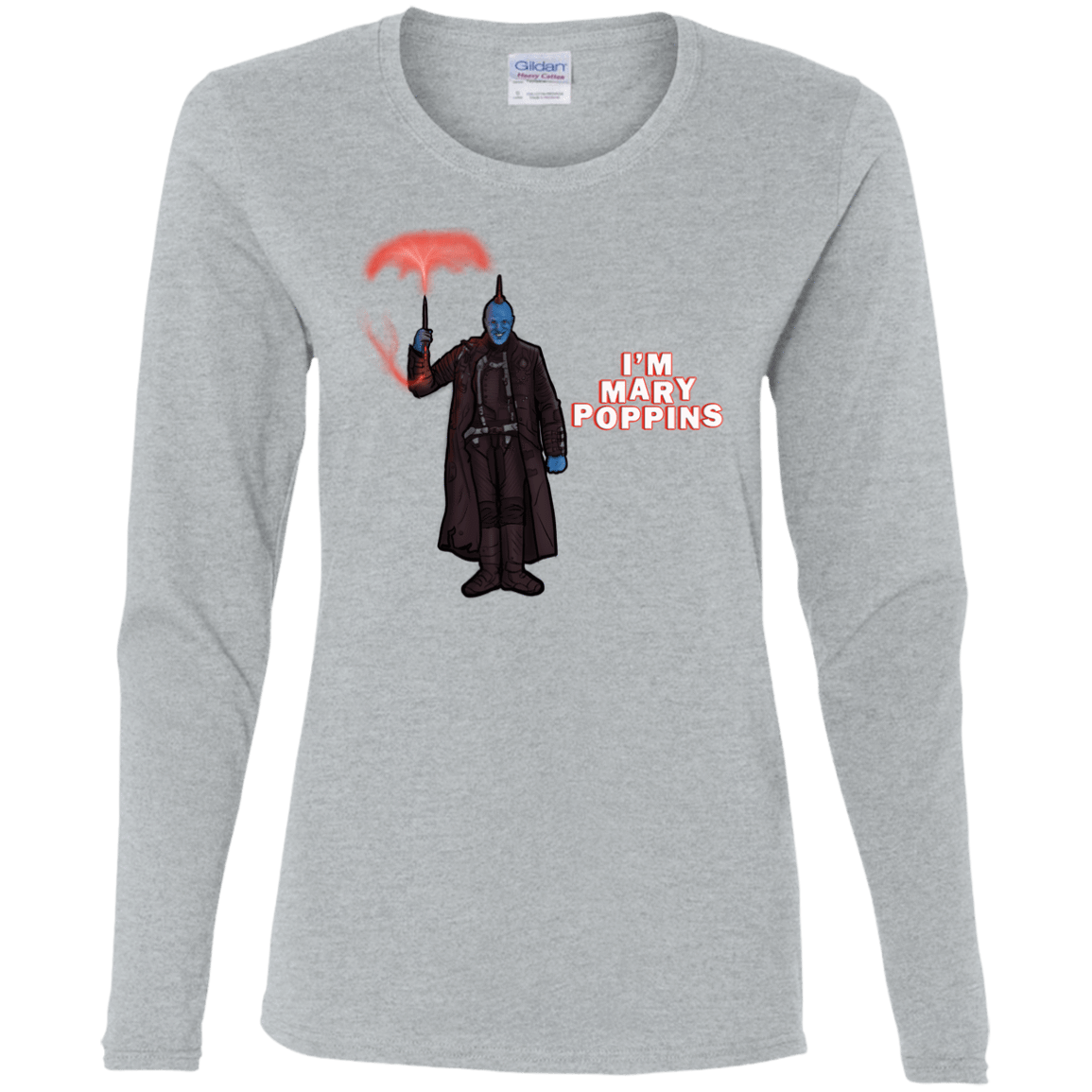 T-Shirts Sport Grey / S Yondu Poppins Women's Long Sleeve T-Shirt