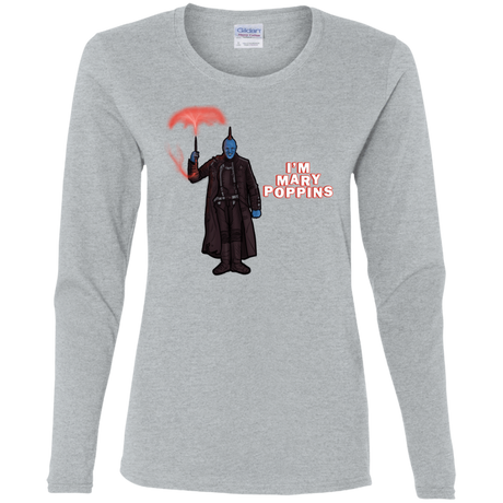 T-Shirts Sport Grey / S Yondu Poppins Women's Long Sleeve T-Shirt