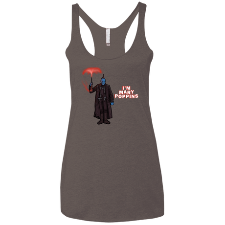 T-Shirts Macchiato / X-Small Yondu Poppins Women's Triblend Racerback Tank