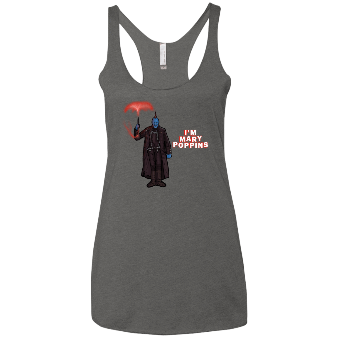 T-Shirts Premium Heather / X-Small Yondu Poppins Women's Triblend Racerback Tank