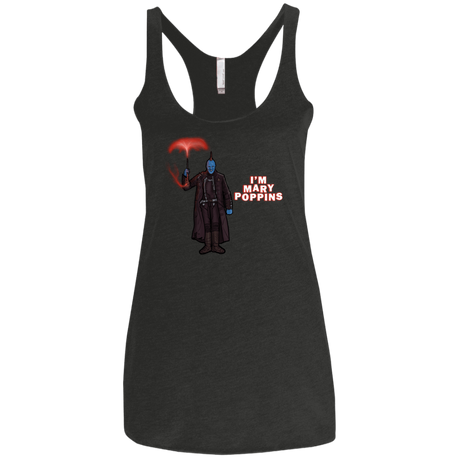 T-Shirts Vintage Black / X-Small Yondu Poppins Women's Triblend Racerback Tank