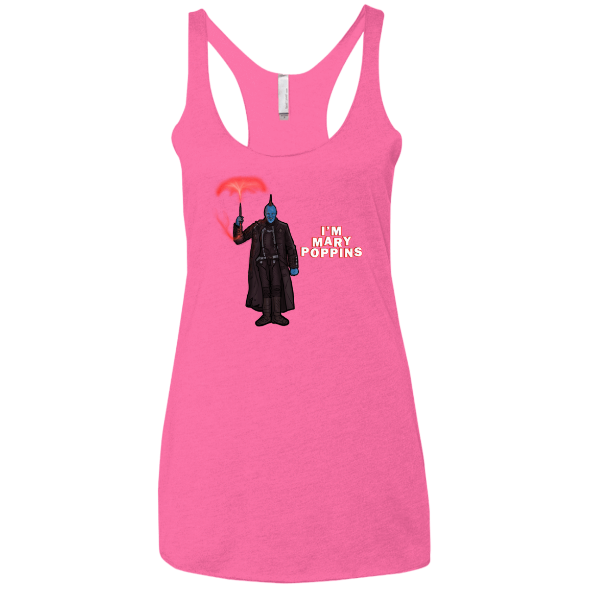 T-Shirts Vintage Pink / X-Small Yondu Poppins Women's Triblend Racerback Tank