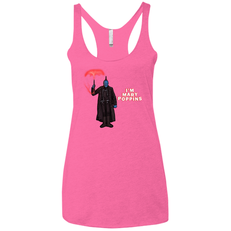 T-Shirts Vintage Pink / X-Small Yondu Poppins Women's Triblend Racerback Tank