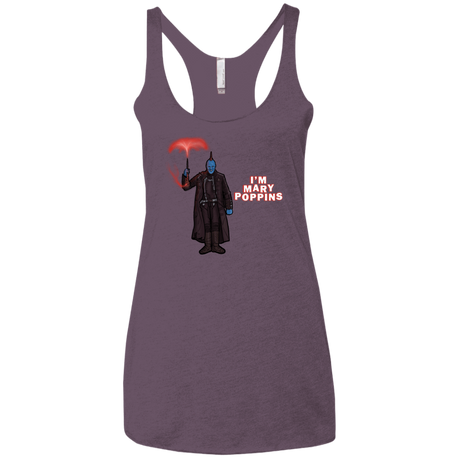 T-Shirts Vintage Purple / X-Small Yondu Poppins Women's Triblend Racerback Tank
