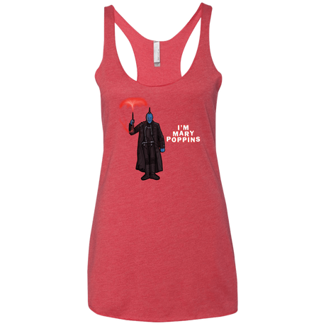 T-Shirts Vintage Red / X-Small Yondu Poppins Women's Triblend Racerback Tank