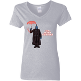 T-Shirts Sport Grey / S Yondu Poppins Women's V-Neck T-Shirt