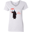 T-Shirts White / S Yondu Poppins Women's V-Neck T-Shirt