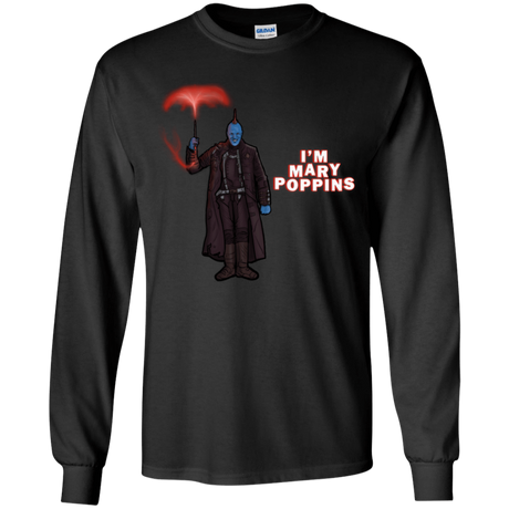 T-Shirts Black / YS Yondu Poppins Youth Long Sleeve T-Shirt