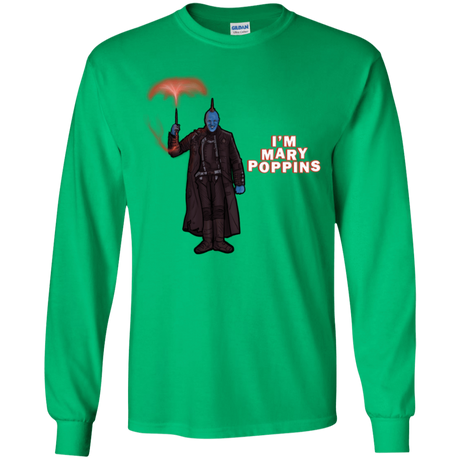 T-Shirts Irish Green / YS Yondu Poppins Youth Long Sleeve T-Shirt