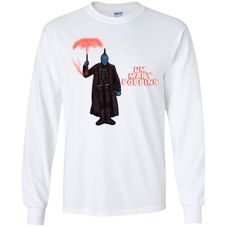 T-Shirts White / YS Yondu Poppins Youth Long Sleeve T-Shirt