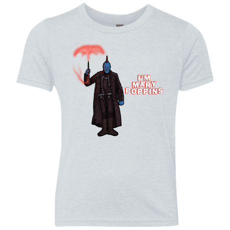 T-Shirts Heather White / YXS Yondu Poppins Youth Triblend T-Shirt