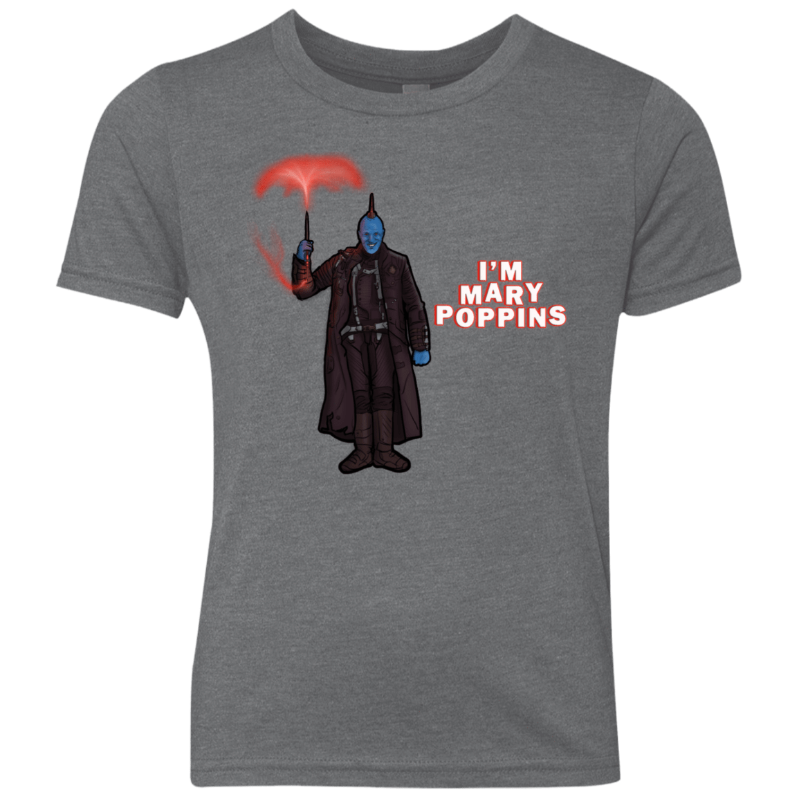 T-Shirts Premium Heather / YXS Yondu Poppins Youth Triblend T-Shirt