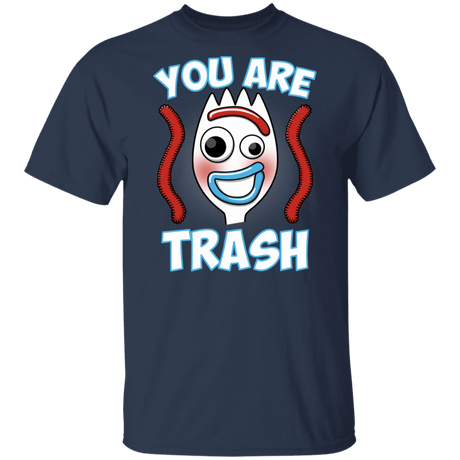 T-Shirts Navy / YXS You Are Trash Youth T-Shirt