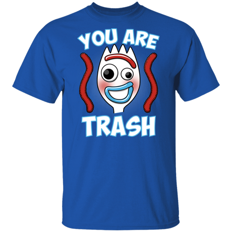 T-Shirts Royal / YXS You Are Trash Youth T-Shirt