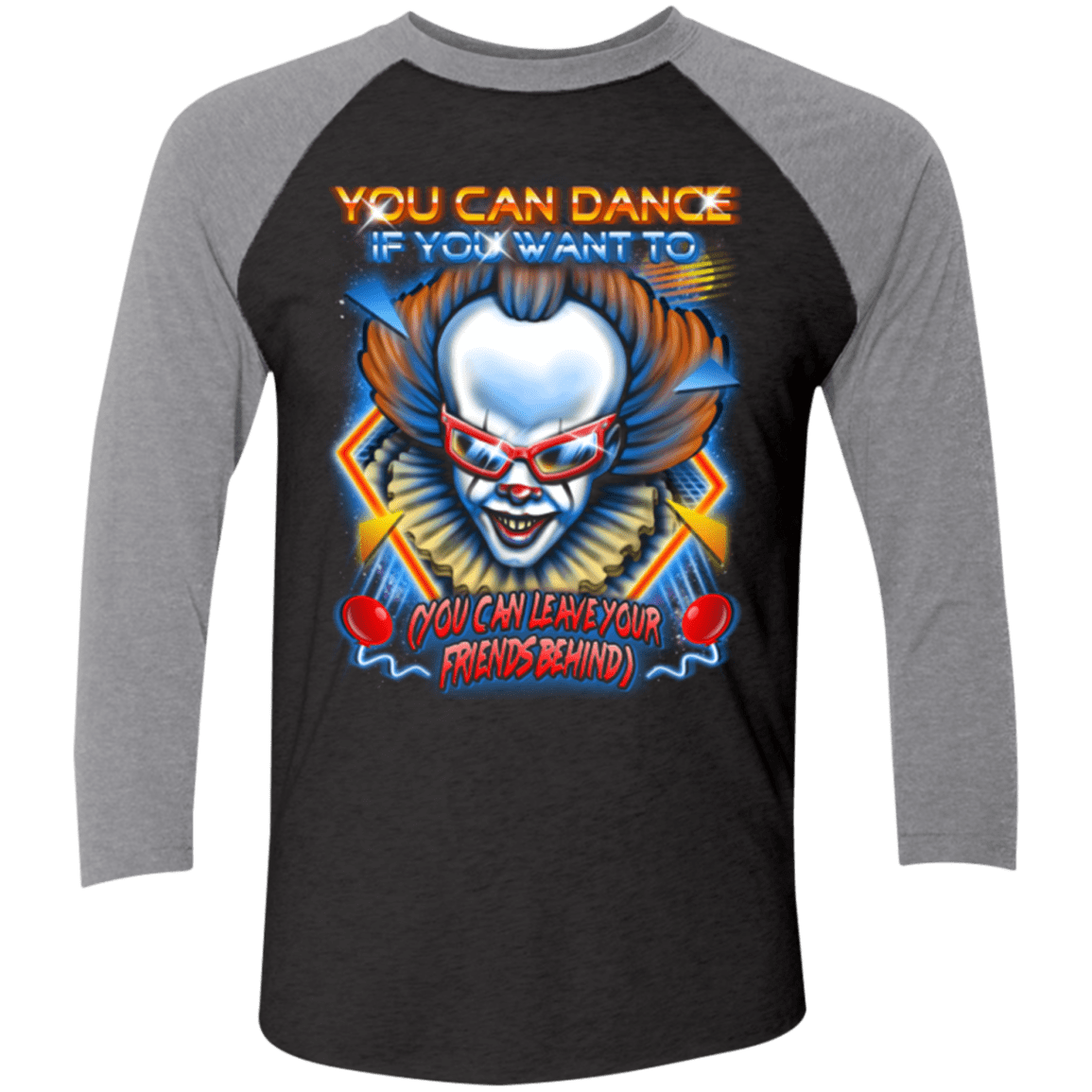 T-Shirts Vintage Black/Premium Heather / X-Small You can Dance Men's Triblend 3/4 Sleeve