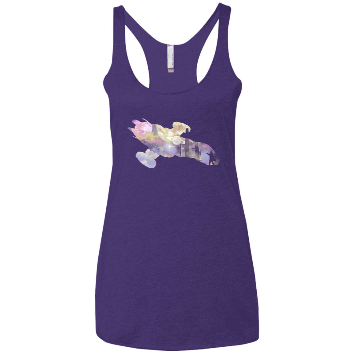 T-Shirts Purple / X-Small You can't take the sky Women's Triblend Racerback Tank