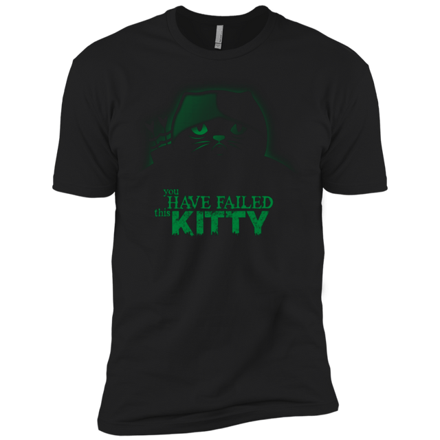 T-Shirts Black / X-Small You Have Failed Kitty Men's Premium T-Shirt