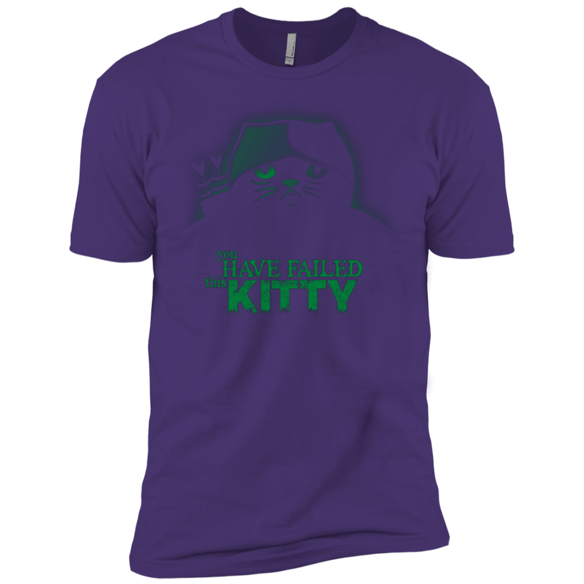 T-Shirts Purple / X-Small You Have Failed Kitty Men's Premium T-Shirt