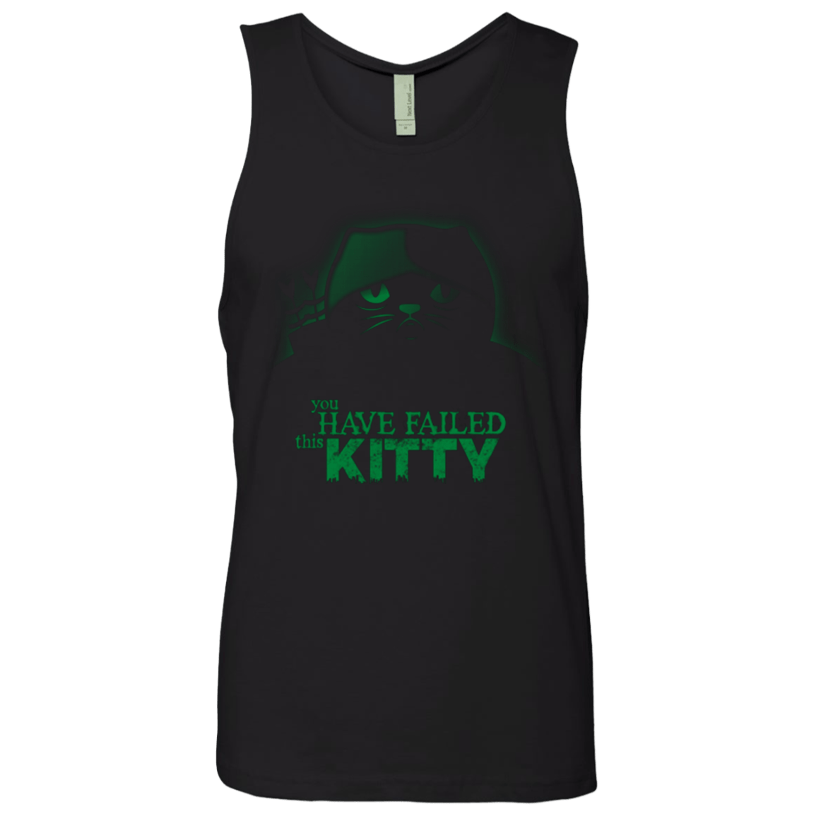 T-Shirts Black / Small You Have Failed Kitty Men's Premium Tank Top