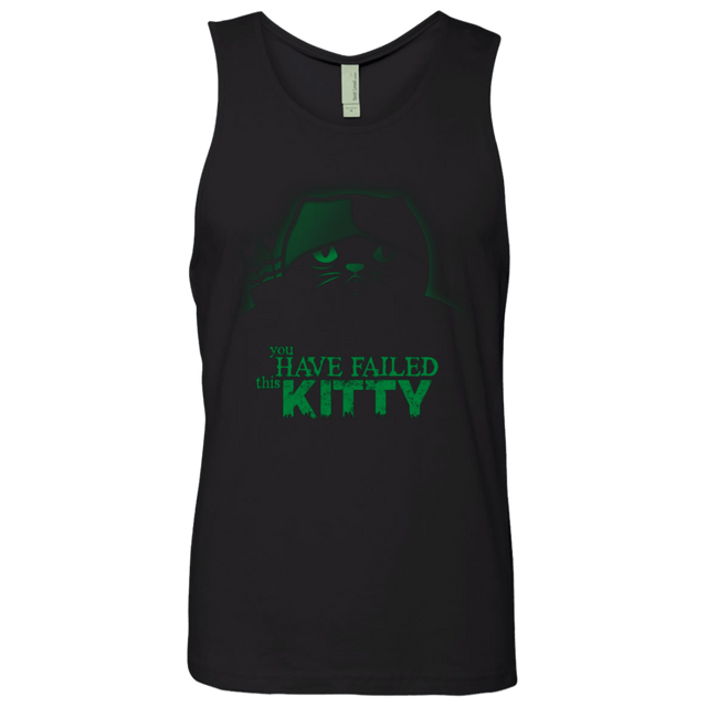 T-Shirts Black / Small You Have Failed Kitty Men's Premium Tank Top