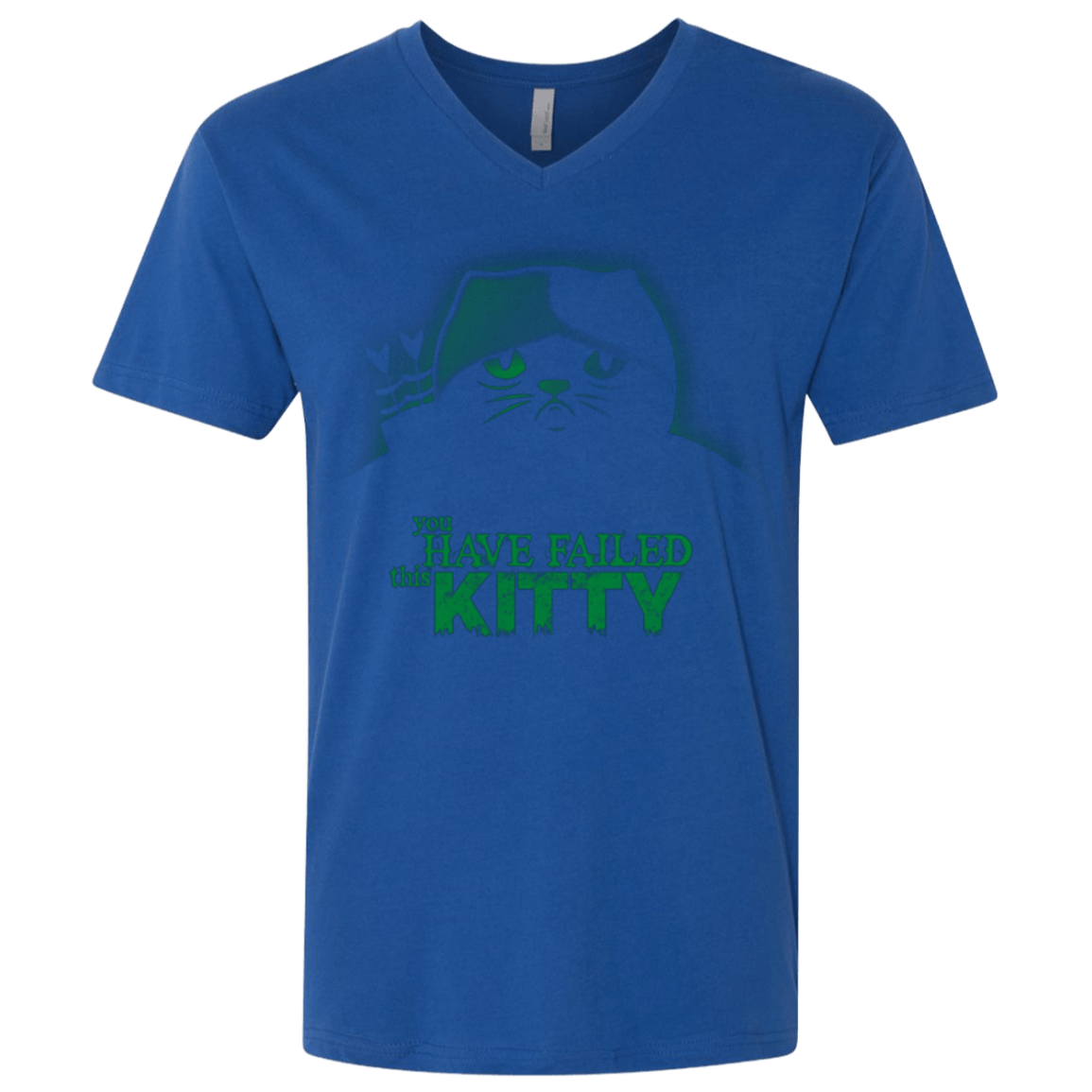 T-Shirts Royal / X-Small You Have Failed Kitty Men's Premium V-Neck