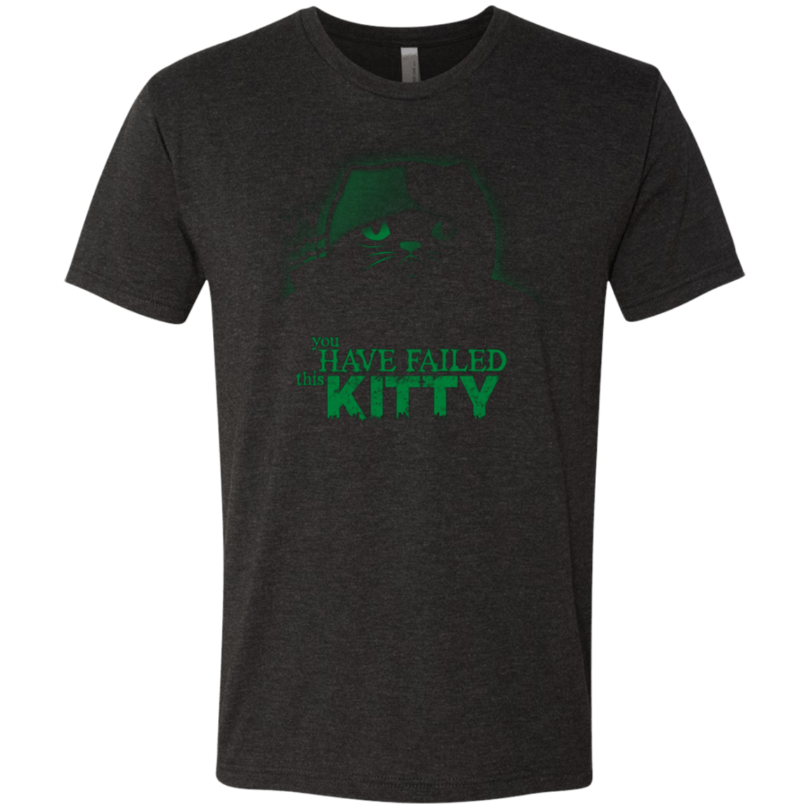 T-Shirts Vintage Black / Small You Have Failed Kitty Men's Triblend T-Shirt