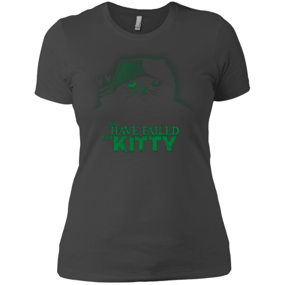 T-Shirts Heavy Metal / X-Small You Have Failed Kitty Women's Premium T-Shirt