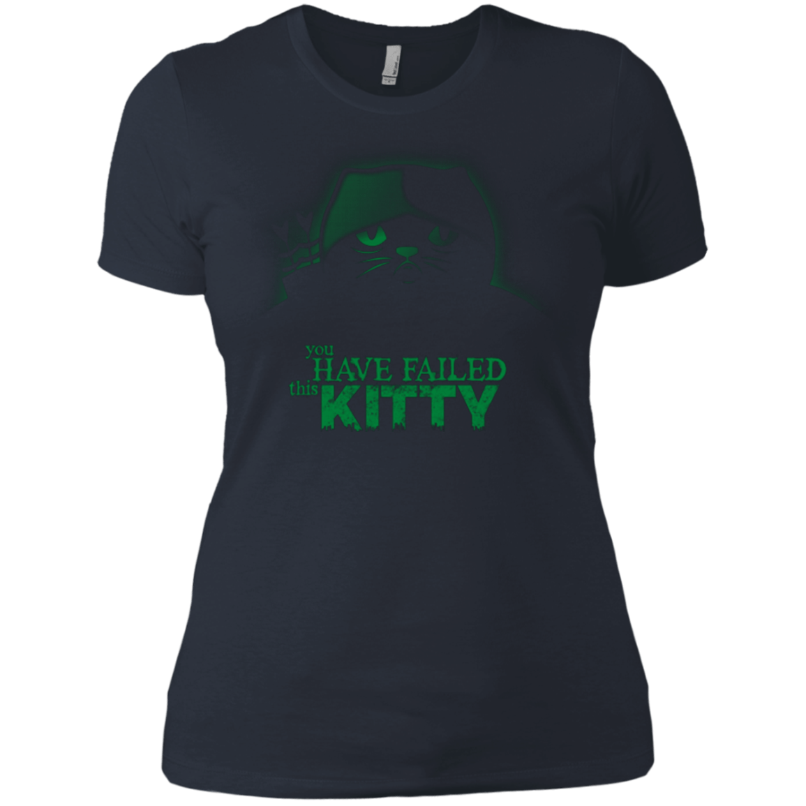 T-Shirts Indigo / X-Small You Have Failed Kitty Women's Premium T-Shirt