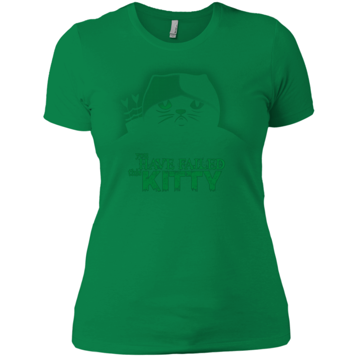 T-Shirts Kelly Green / X-Small You Have Failed Kitty Women's Premium T-Shirt