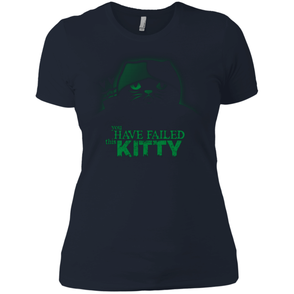 T-Shirts Midnight Navy / X-Small You Have Failed Kitty Women's Premium T-Shirt