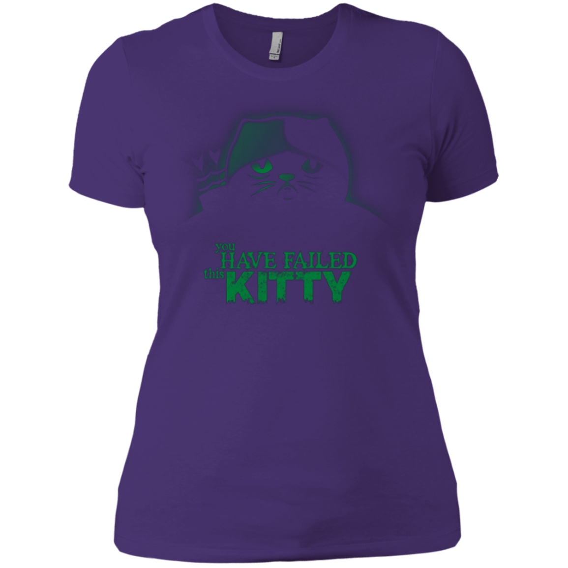 T-Shirts Purple / X-Small You Have Failed Kitty Women's Premium T-Shirt