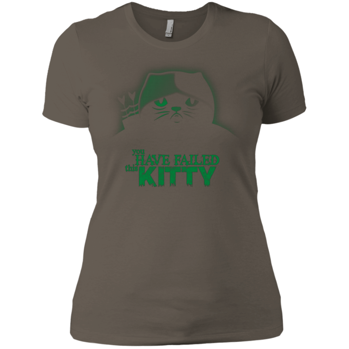 T-Shirts Warm Grey / X-Small You Have Failed Kitty Women's Premium T-Shirt