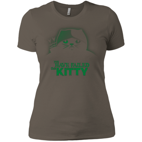 T-Shirts Warm Grey / X-Small You Have Failed Kitty Women's Premium T-Shirt